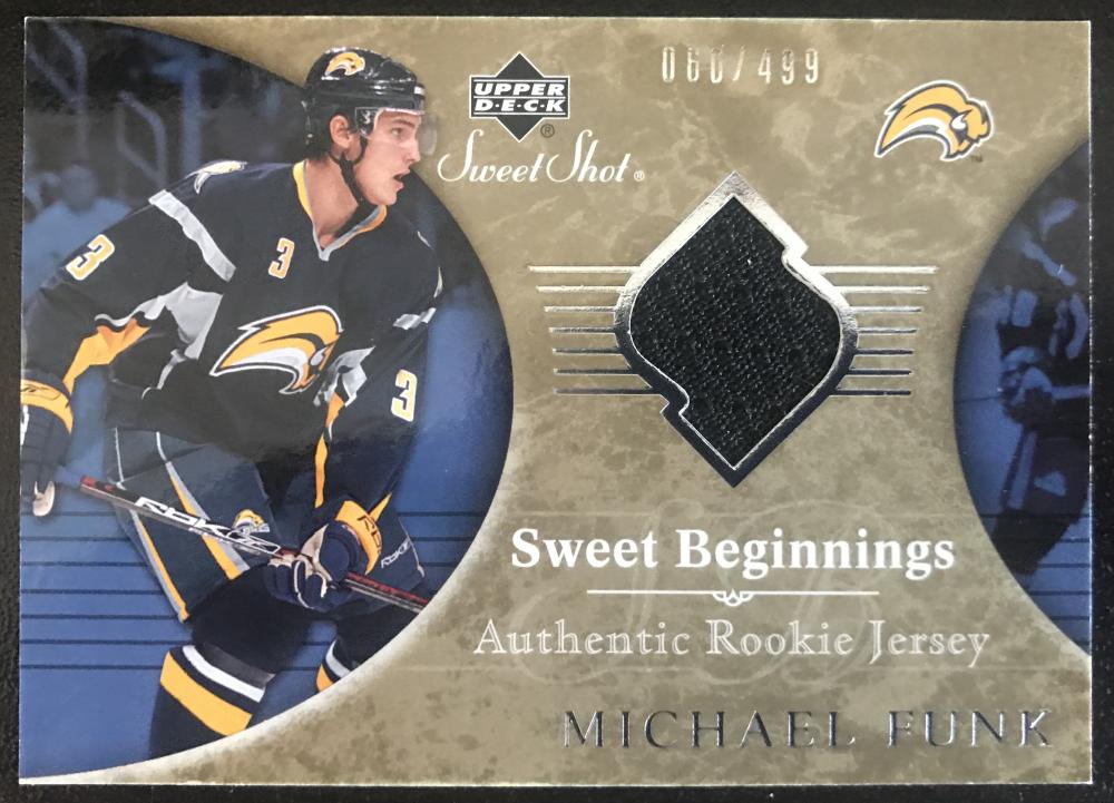 2006-07 Upper Deck Sweet Shot #111 Michael Funk RC Rookie 80/499 06767 Image 1