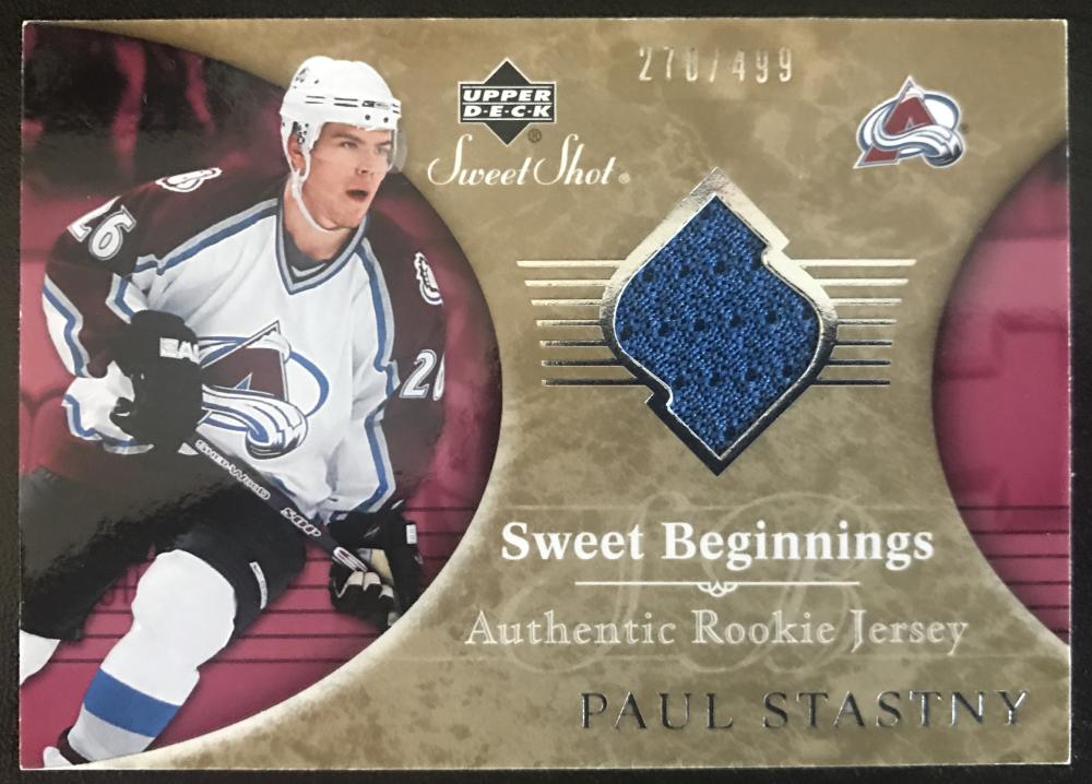 2006-07 Upper Deck Sweet Shot #117 Paul Stastny RC Rookie 278/499 06773 Image 1