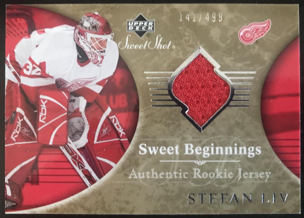 2006-07 Upper Deck Sweet Shot #122 Stefan Liv RC Rookie 141/499 06778