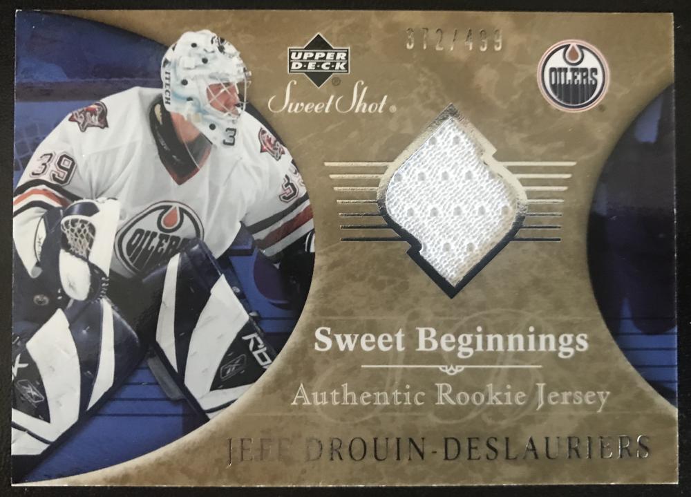 2006-07 Upper Deck Sweet Shot #127 Jeff Drouin-Deslauriers RC 372/499 06783