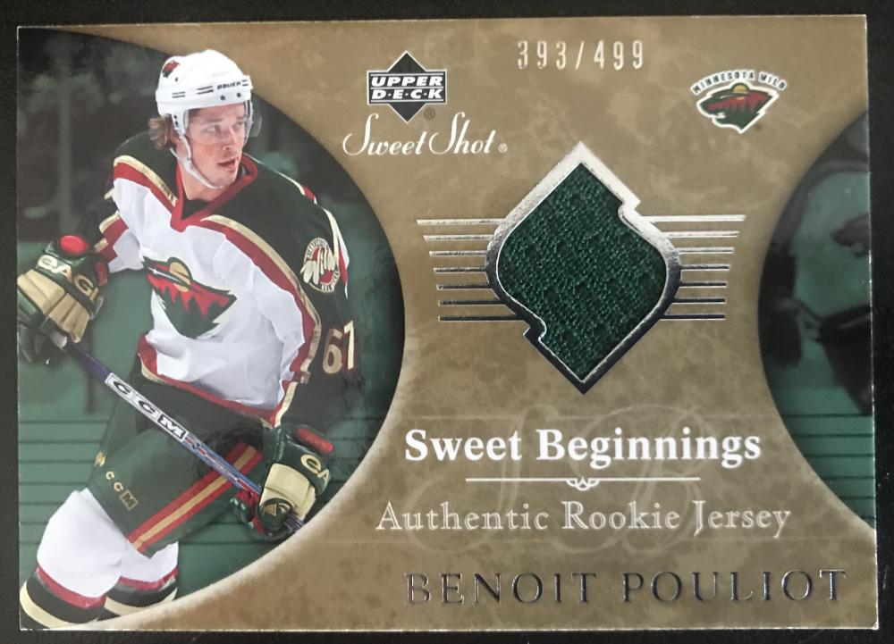 2006-07 Upper Deck Sweet Shot #132 Benoit Pouliot RC Rookie 393/499 06788 Image 1