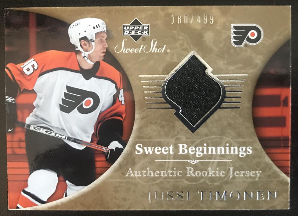 2006-07 Upper Deck Sweet Shot #141 Jussi Timonen RC Rookie 180/499 06797