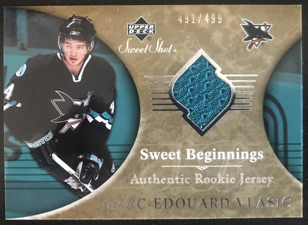 2006-07 Upper Deck Sweet Shot #150 Marc-Edouard Vlasic RC 491/499 06806 Image 1