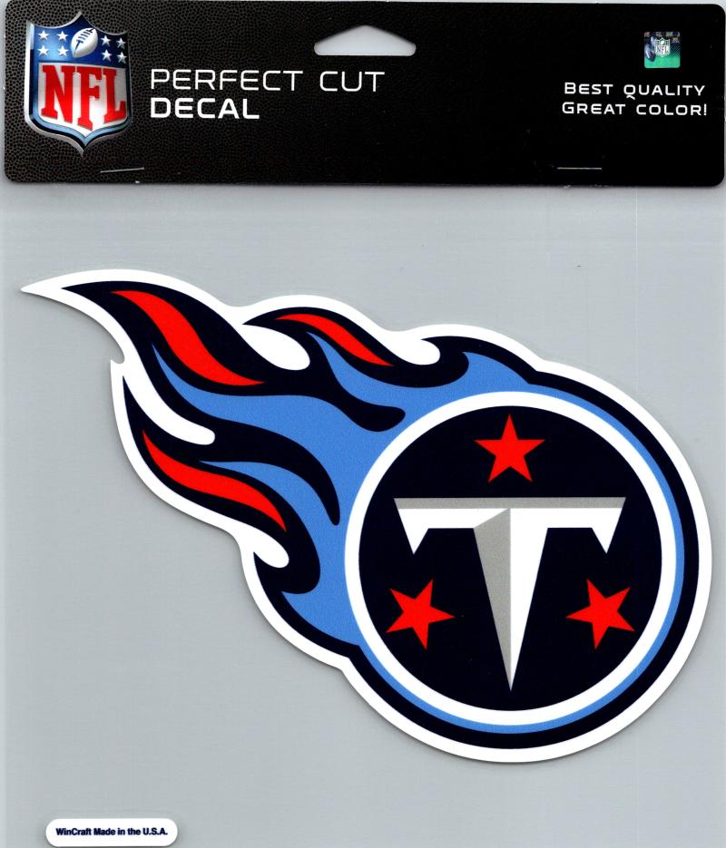 Tennessee Titans Perfect Cut 8"x8" Large Licensed NFL Decal Sticker Image 1