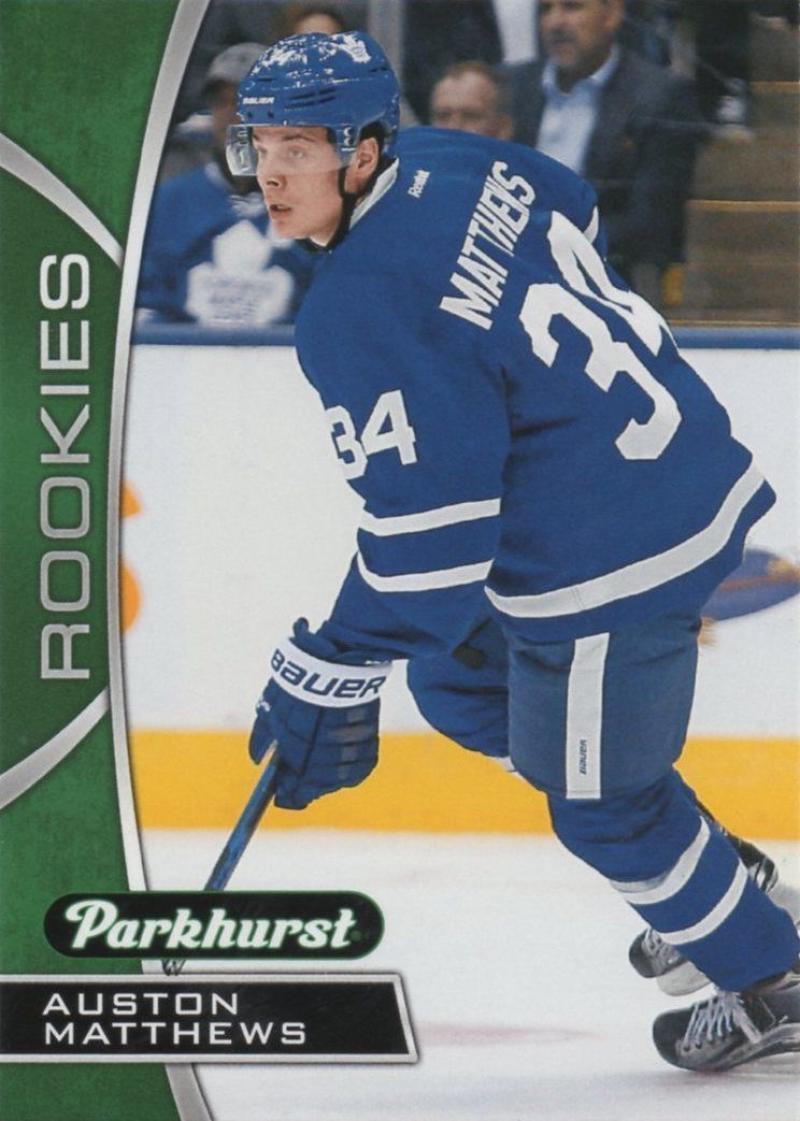 2016-17 Upper Deck Parkhurst #PR-10 Auston Matthews Rookie RC Leafs 05255