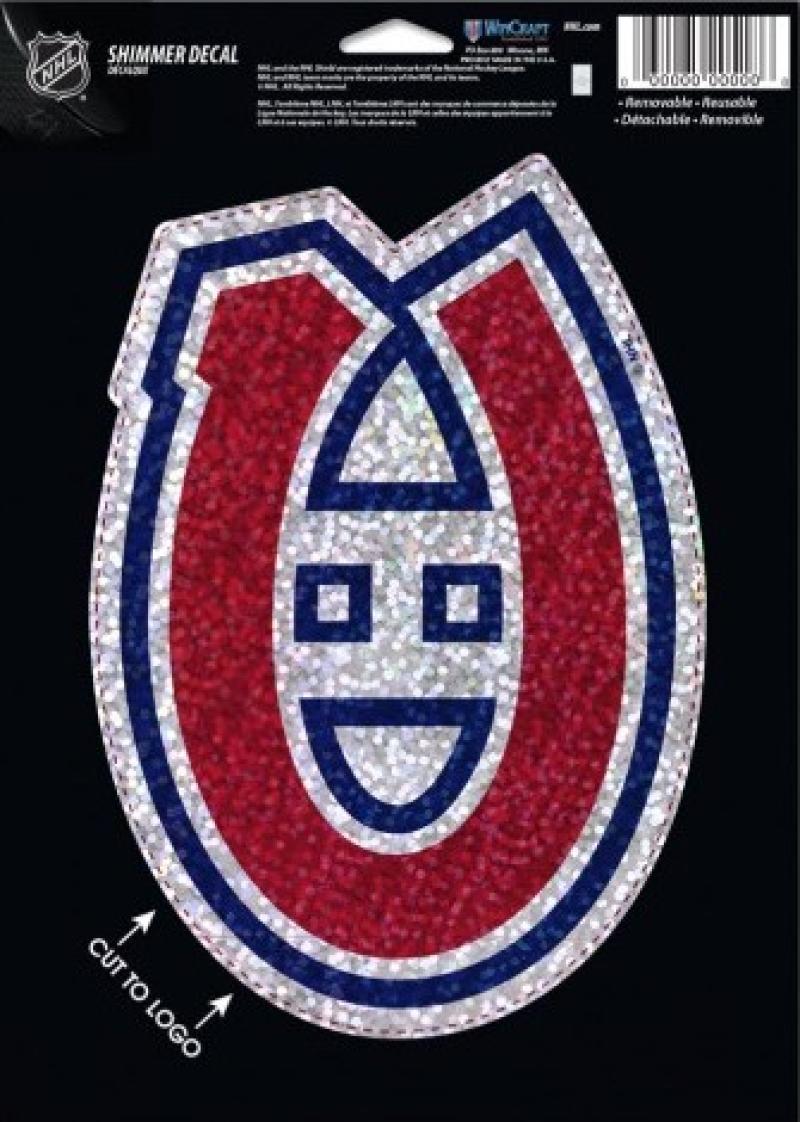 Montreal Canadiens Holographic Shimmer 5"x7" Perfect Cut Sticker Decal
