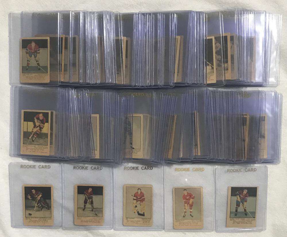1951-52 Parkhurst Complete Set 1-105 Vintage Hockey Howe, Richard, Sawchuk RC