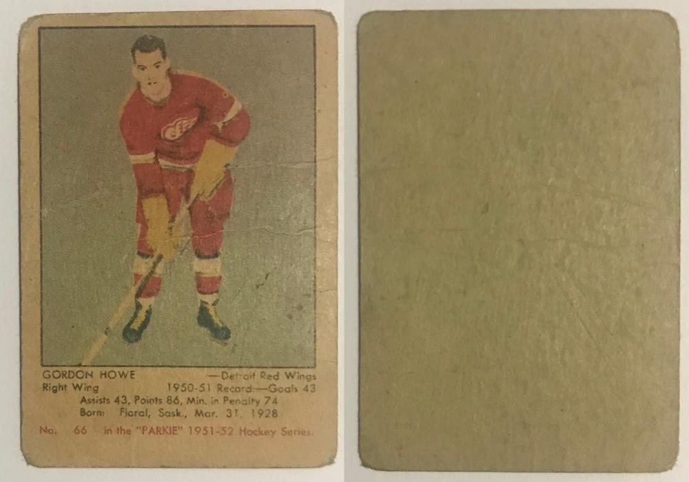 1951-52 Parkhurst Complete Set 1-105 Vintage Hockey Howe, Richard, Sawchuk RC