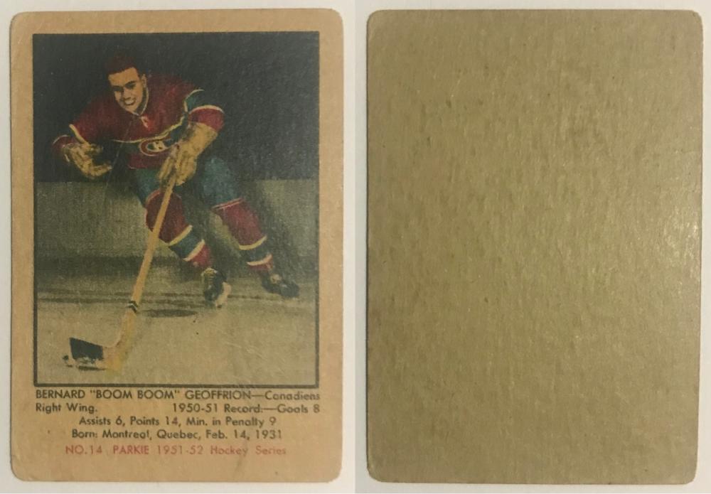 1951-52 Parkhurst Complete Set 1-105 Vintage Hockey Howe, Richard, Sawchuk RC