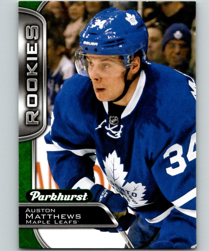 2016-17 Upper Deck Parkhurst #370 Auston Matthews RC Rookie NHL 05256