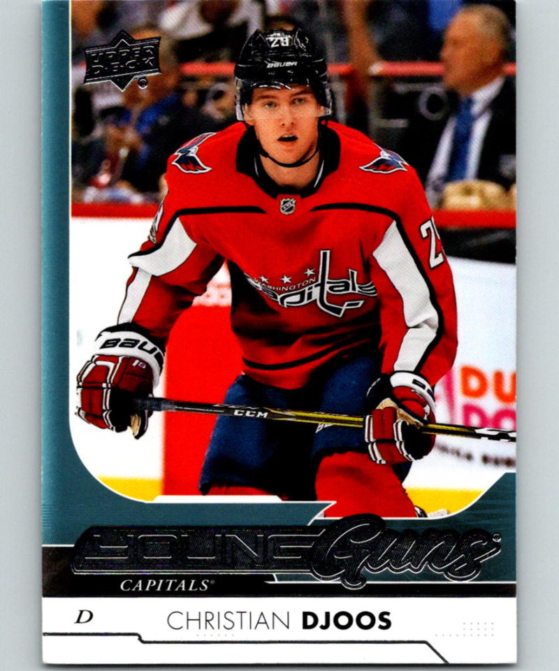 2017-18 Upper Deck #451 Christian Djoos Young Guns Capitals YG RC 06874 Image 1