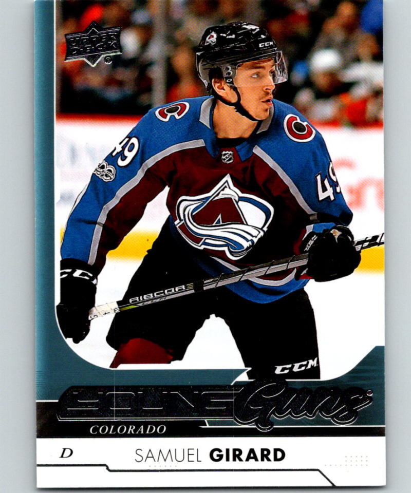2017-18 Upper Deck #465 Samuel Girard Young Guns Avalanche YG RC 06879