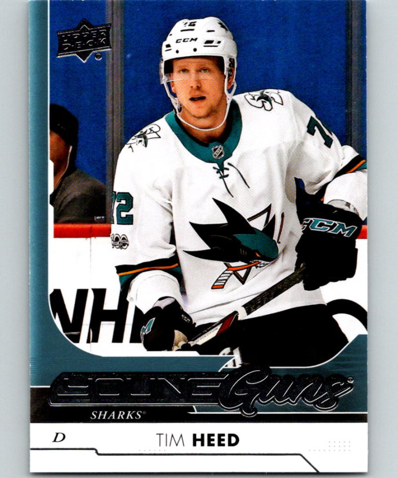 2017-18 Upper Deck #484 Tim Heed Young Guns Sharks YG RC 06881 Image 1