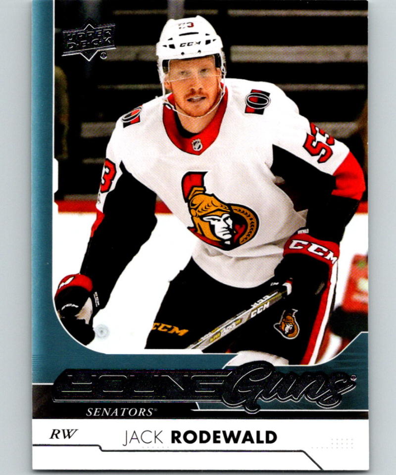 2017-18 Upper Deck #489 Jack Rodewald Young Guns Senators YG RC 06883 Image 1