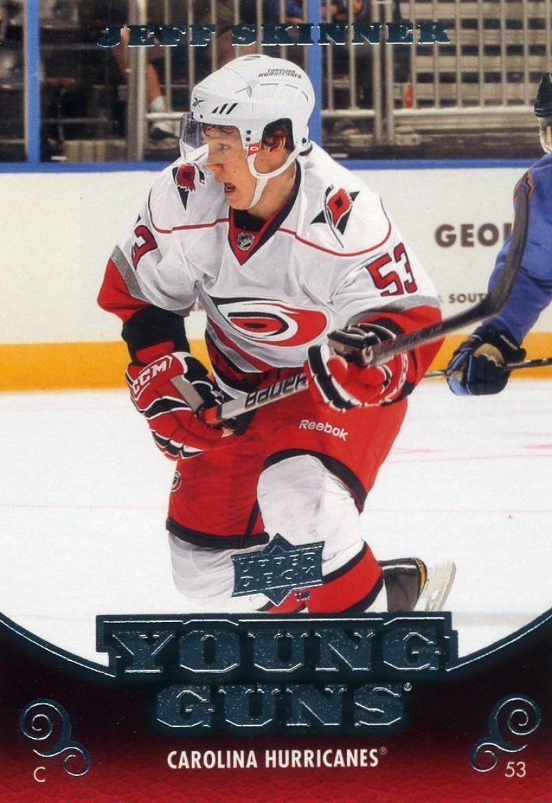 2010-11 Upper Deck YG JEFF SKINNER Young Guns Rookie Hurricanes 02179