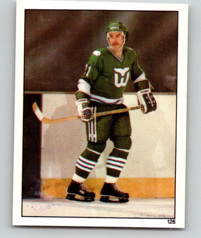 1982-83 Topps Stickers #126 Blaine Stoughton NHL Hockey 06904 Image 1