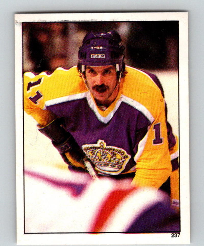 1982-83 Topps Stickers #237 Charlie Simmer NHL Hockey 06925 Image 1