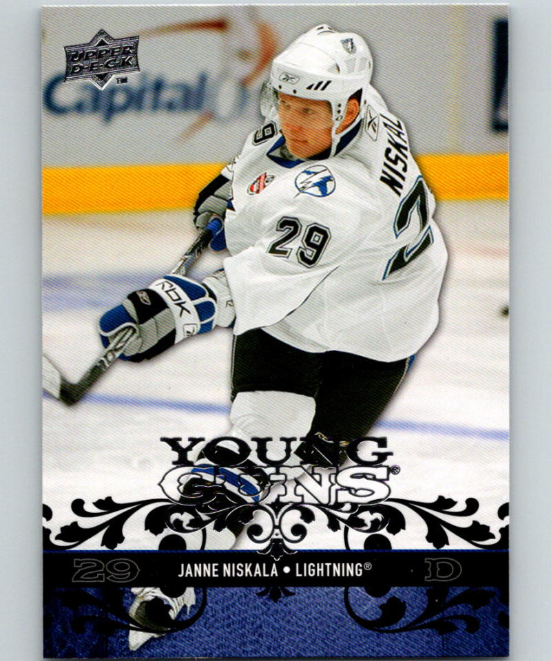 2008-09 Upper Deck #244 Janne Niskala RC Rookie Lightning YG 06930 Image 1