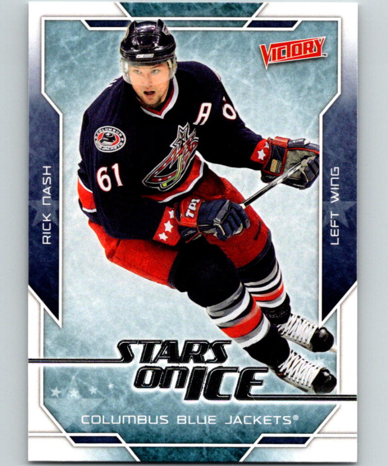 2007-08 Upper Deck Victory Stars on Ice #SI33 Rick Nash MINT Columbus 05259 Image 1