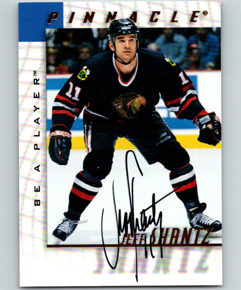 1997-98 Be A Player Autographs #173 Jeff Shantz MINT Auto Chicago Blackhawks 05268