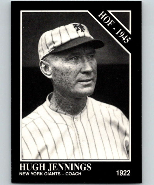 1991 Conlon Collection #16 Hughie Jennings HOF NM New York Giants  Image 1