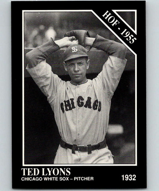 1991 Conlon Collection #19 Ted Lyons HOF NM Chicago White Sox  Image 1