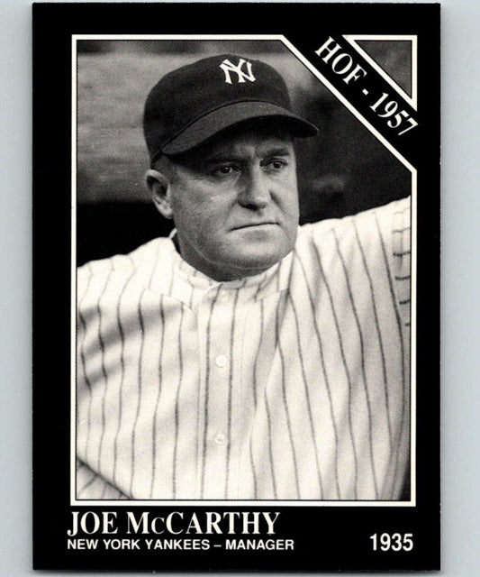 1991 Conlon Collection #28 Joe McCarthy HOF NM New York Yankees  Image 1