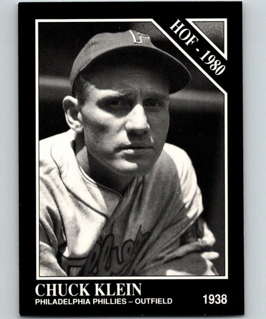 1991 Conlon Collection #30 Chuck Klein HOF NM Philadelphia Phillies  Image 1