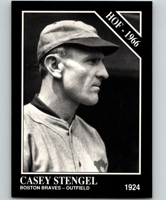 1991 Conlon Collection #37 Casey Stengel HOF NM Boston Braves  Image 1