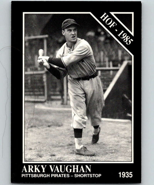 1991 Conlon Collection #38 Arky Vaughan HOF NM Pittsburgh Pirates  Image 1