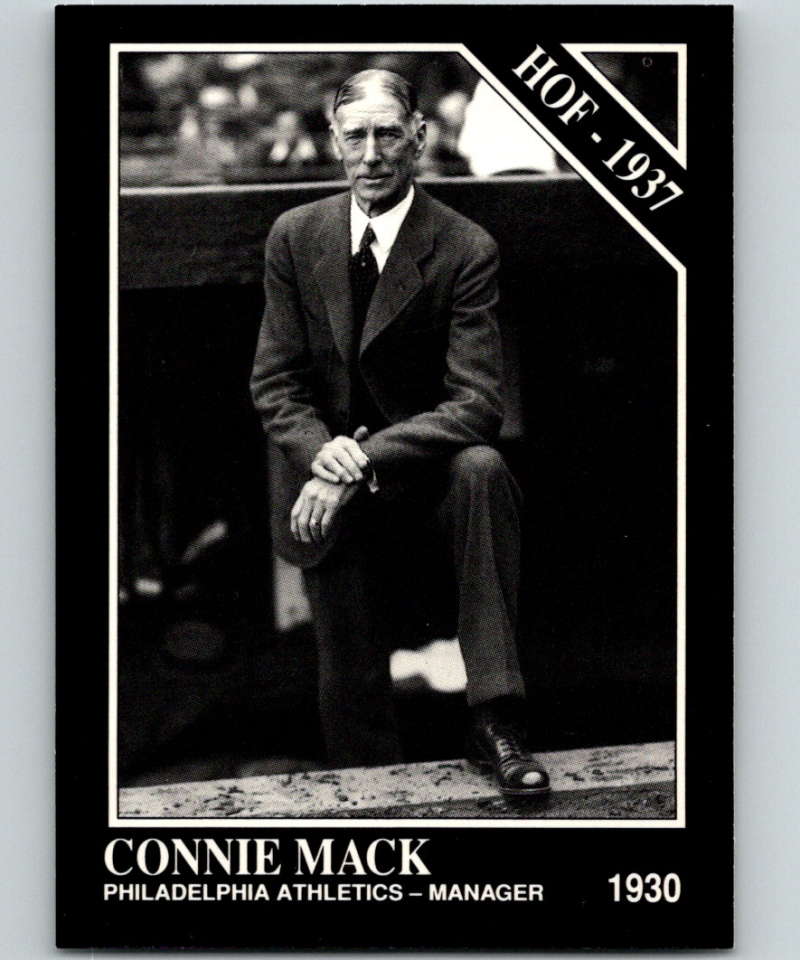 1991 Conlon Collection #46 Connie Mack HOF NM Philadelphia Athletics