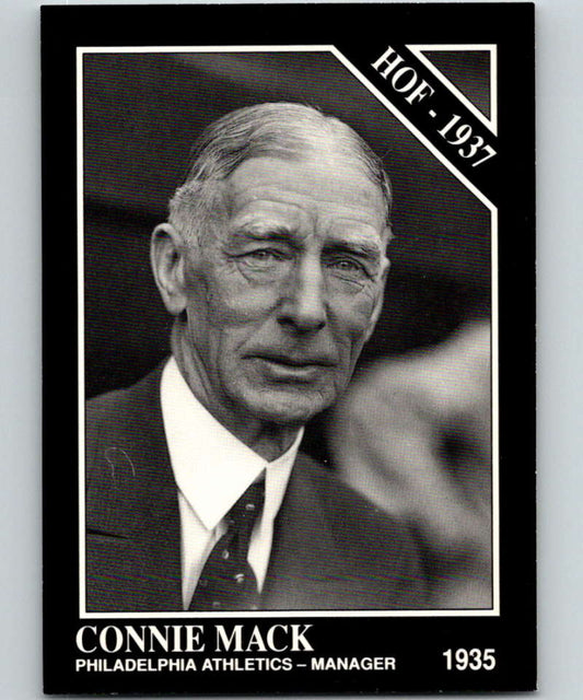 1991 Conlon Collection #47 Connie Mack HOF NM Philadelphia Athletics  Image 1