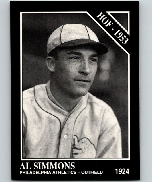 1991 Conlon Collection #49 Al Simmons HOF NM Philadelphia Athletics  Image 1