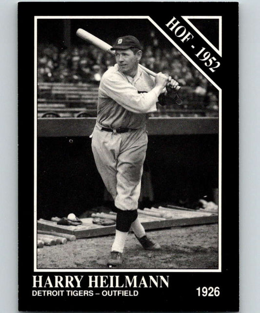 1991 Conlon Collection #52 Harry Heilmann HOF NM Detroit Tigers  Image 1