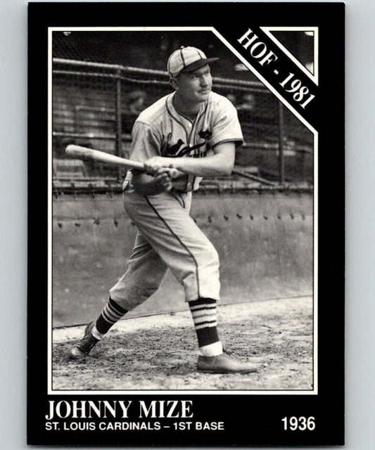 1991 Conlon Collection #53 Johnny Mize HOF NM St. Louis Cardinals  Image 1