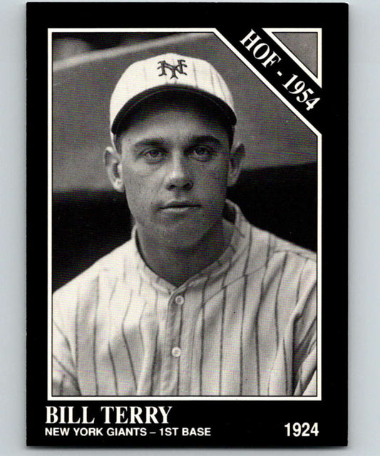 1991 Conlon Collection #64 Bill Terry HOF NM New York Giants  Image 1