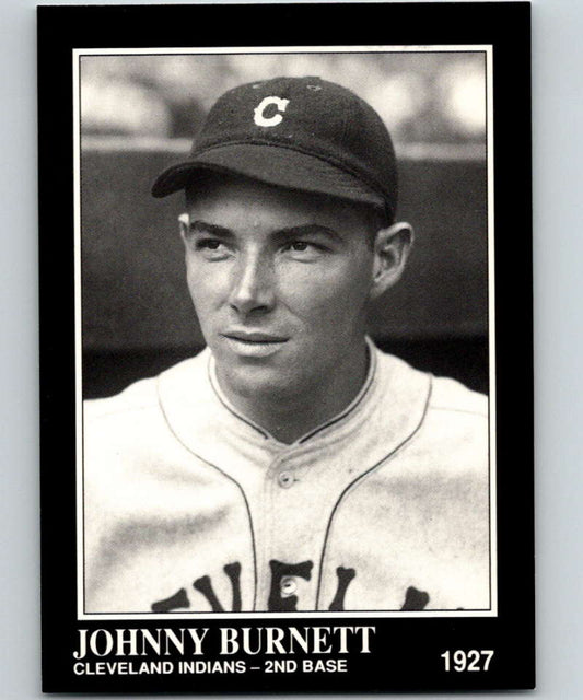 1991 Conlon Collection #82 Johnny Burnett NM Cleveland Indians  Image 1