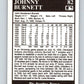 1991 Conlon Collection #82 Johnny Burnett NM Cleveland Indians  Image 2