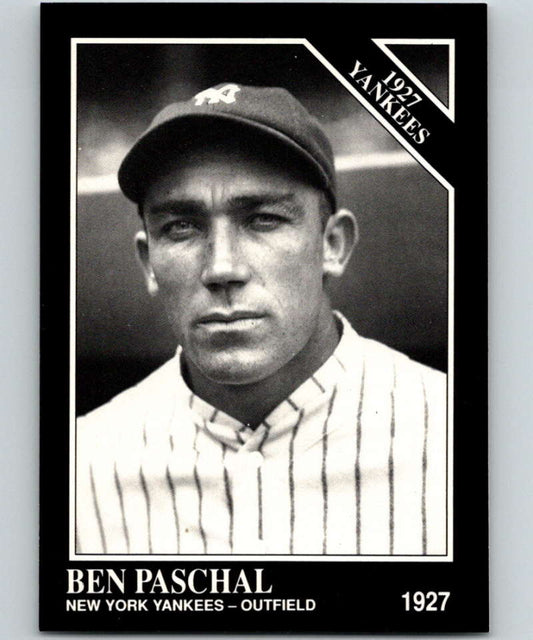1991 Conlon Collection #107 Ben Paschal NM New York Yankees  Image 1