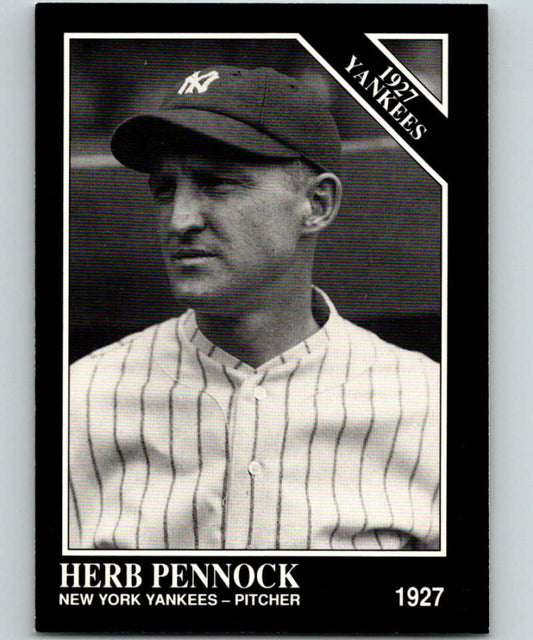 1991 Conlon Collection #120 Herb Pennock NM New York Yankees  Image 1