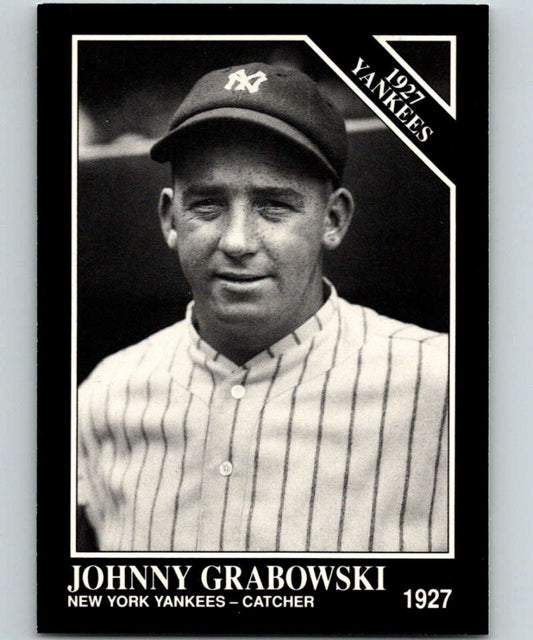 1991 Conlon Collection #124 Johnny Grabowski NM New York Yankees  Image 1
