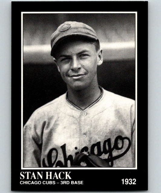 1991 Conlon Collection #126 Stan Hack NM Chicago Cubs  Image 1