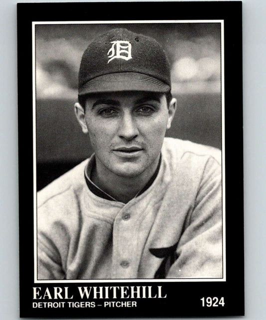 1991 Conlon Collection #127 Earl Whitehill NM Detroit Tigers  Image 1