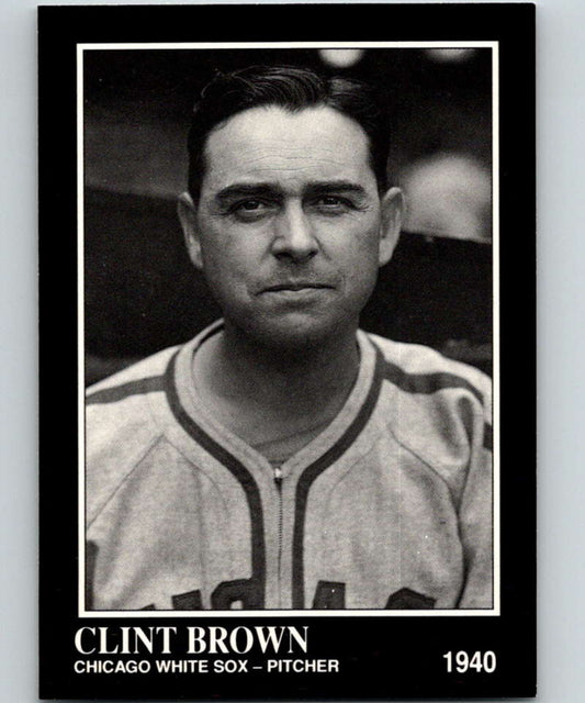 1991 Conlon Collection #132 Clint Brown NM Chicago White Sox  Image 1
