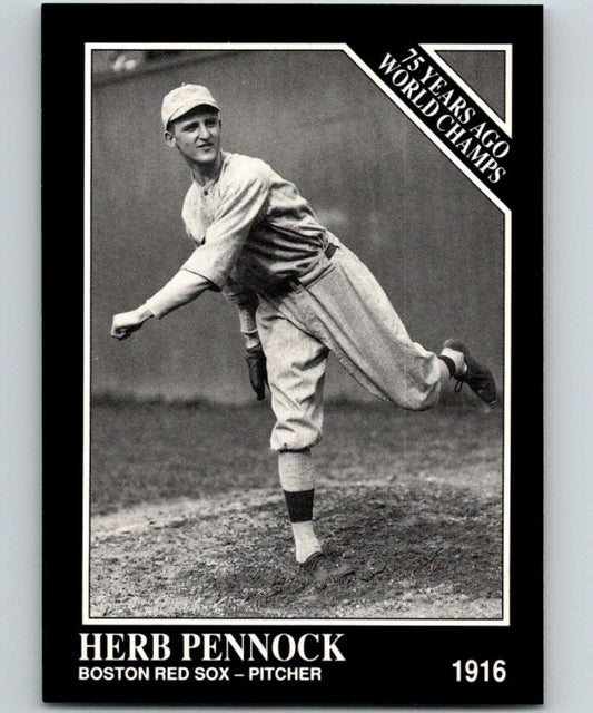1991 Conlon Collection #143 Herb Pennock NM Boston Red Sox  Image 1