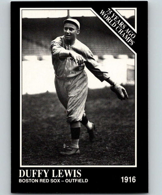 1991 Conlon Collection #146 Duffy Lewis NM Boston Red Sox  Image 1