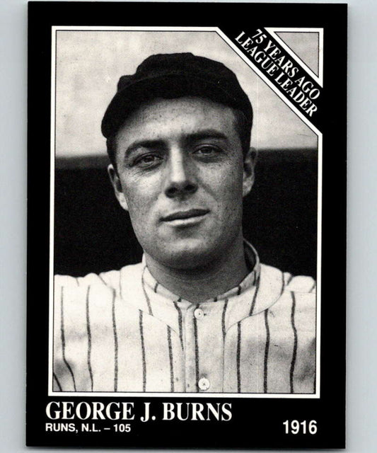 1991 Conlon Collection #158 George Burns LL NM New York Giants  Image 1