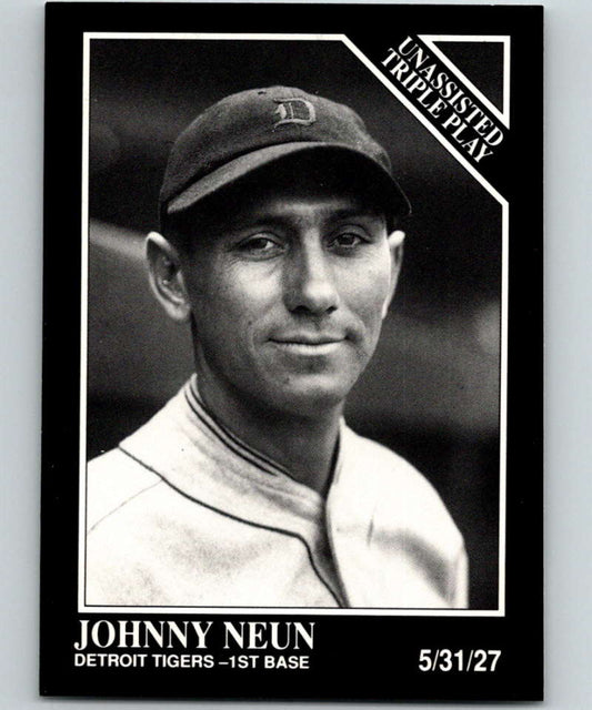 1991 Conlon Collection #204 Johnny Neun TP NM Detroit Tigers  Image 1