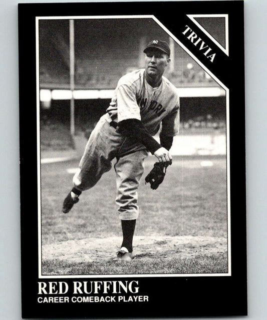 1991 Conlon Collection #227 Red Ruffing TRIV NM New York Yankees  Image 1