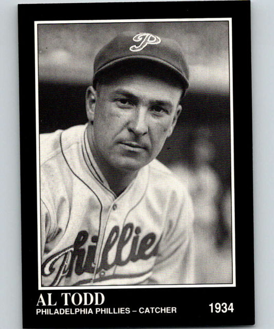 1991 Conlon Collection #239 Al Todd NM Philadelphia Phillies  Image 1
